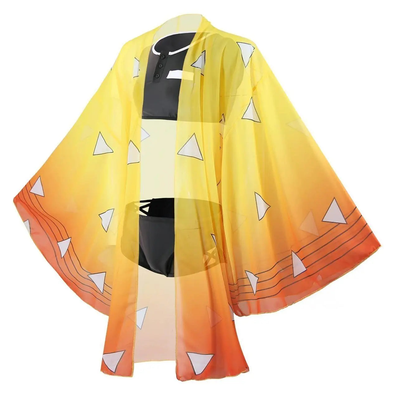 Demon Slayer Tanjiro Shinobu Rengoku Cosplay Adult One Size Outfit hbmccostume